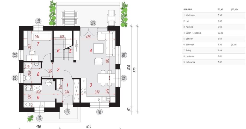 Premium house parter