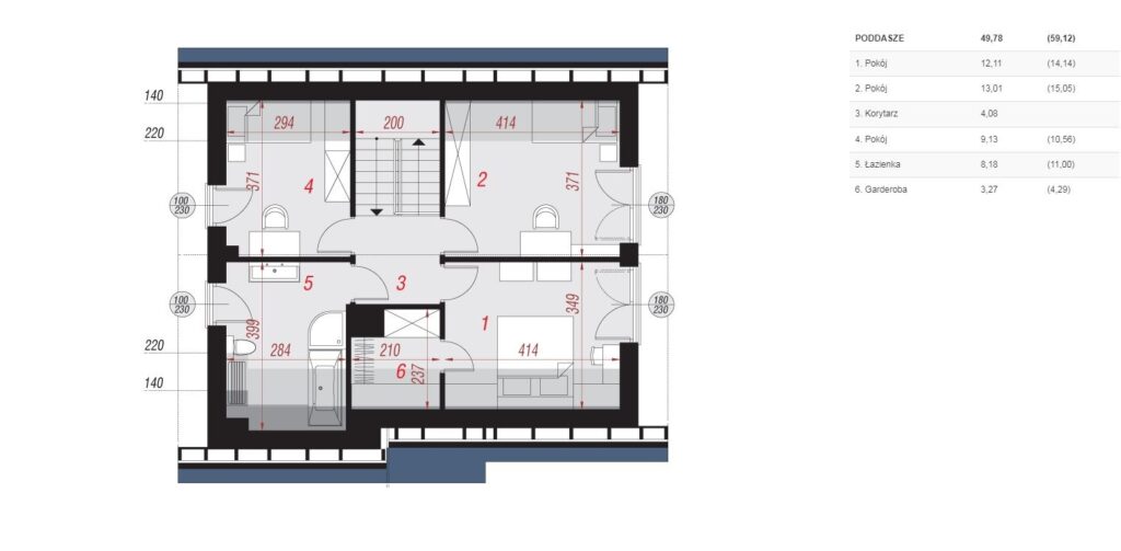 Premium house poddasze